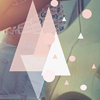 Girl Bubbles Triangle Custom UI Mockup